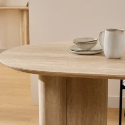 Mesa de comedor ANAYA beige de mdf