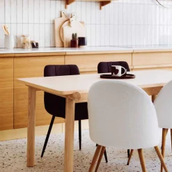 Mesa de comedor ARDEN beige de mdf