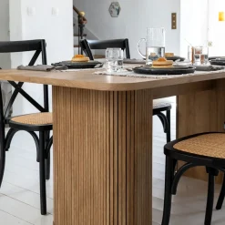 Mesa De Comedor Colva Beige De MDF
