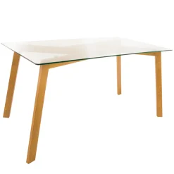 Mesa De Comedor Taho Tapa De Vidrio