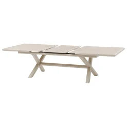 Mesa extensible AXIOME lin argile 220-279cm