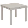 Mesa extensible PIAZZA argile 90-180cm
