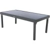 Mesa extensible PIAZZA gris graphite 200-320cm