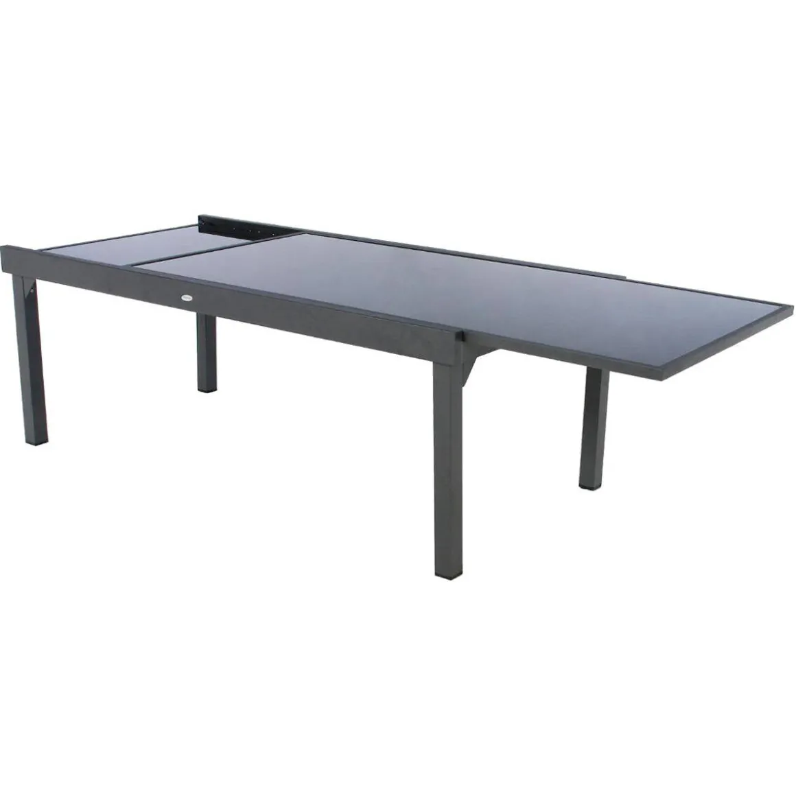 Mesa extensible PIAZZA gris graphite 200-320cm
