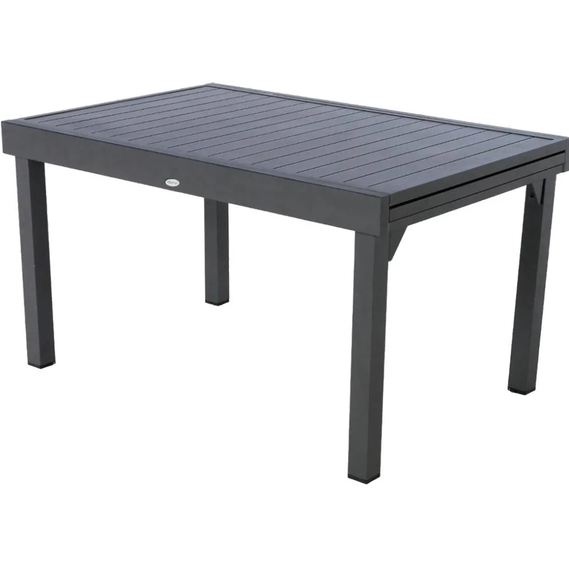 Mesa extensible PIAZZA gris graphite 135-270cm
