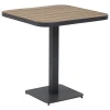 Mesa exterior bistro TYLA de madera y aluminio