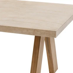 Mesa fija VENIZIA de madera de acacia