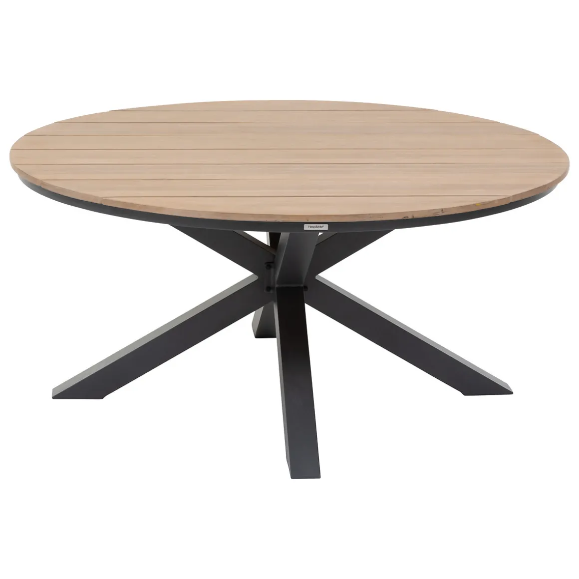 Mesa ORIENGO redonda graphite de madera acacia