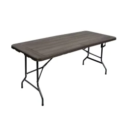 Mesa plegable gris
