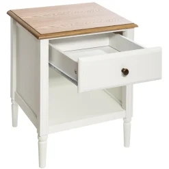 Mesita De Noche Mdf C/1 Cajón 45x40x60Cm