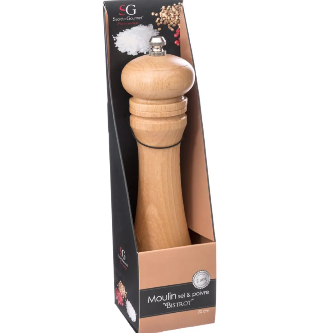 Molinillo Bistrot De Madera 20.5Cm