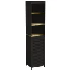 Mueble alto wc CANCUN negro