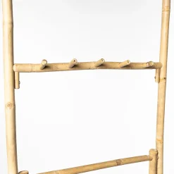 Mueble de baño con 3 estantes de bambú