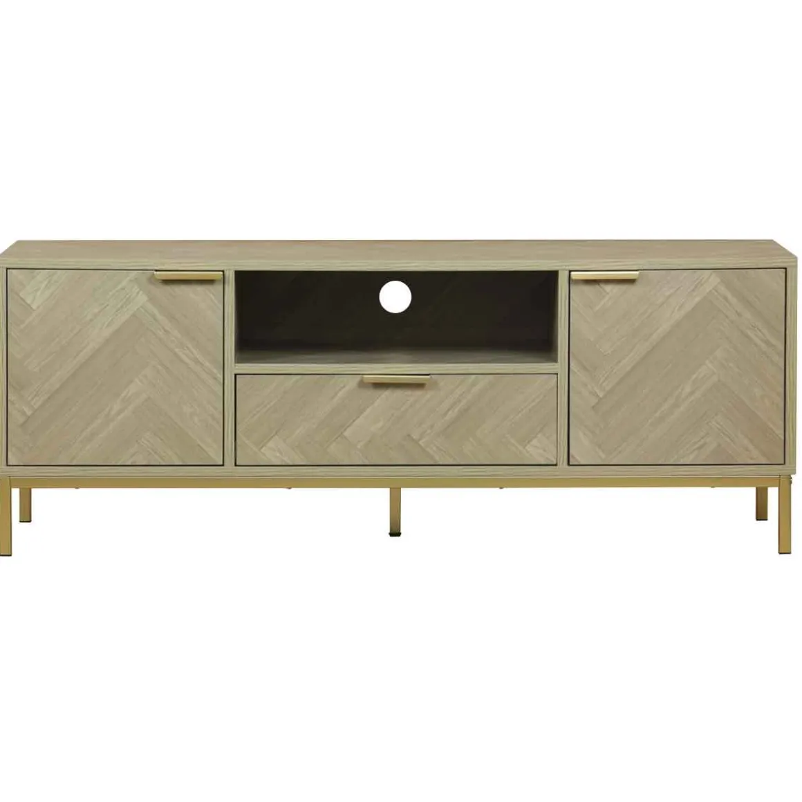 Mueble de tv CHEVRON beige de mdf