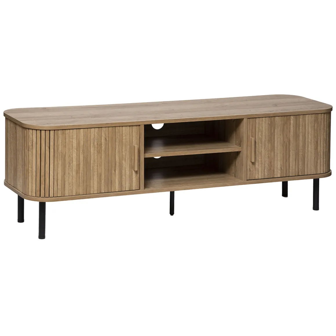 Mueble De Tv Colva Beige Con 2 Puertas