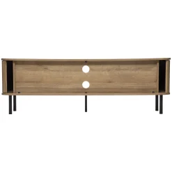 Mueble De Tv Colva Beige Con 2 Puertas