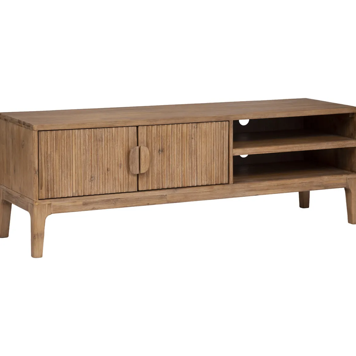Mueble de tv SABOR marrón de madera acacia