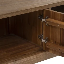 Mueble de tv SABOR marrón de madera acacia