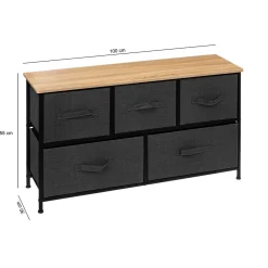 Mueble para almacenaje TISSA gris oscuro 55cm