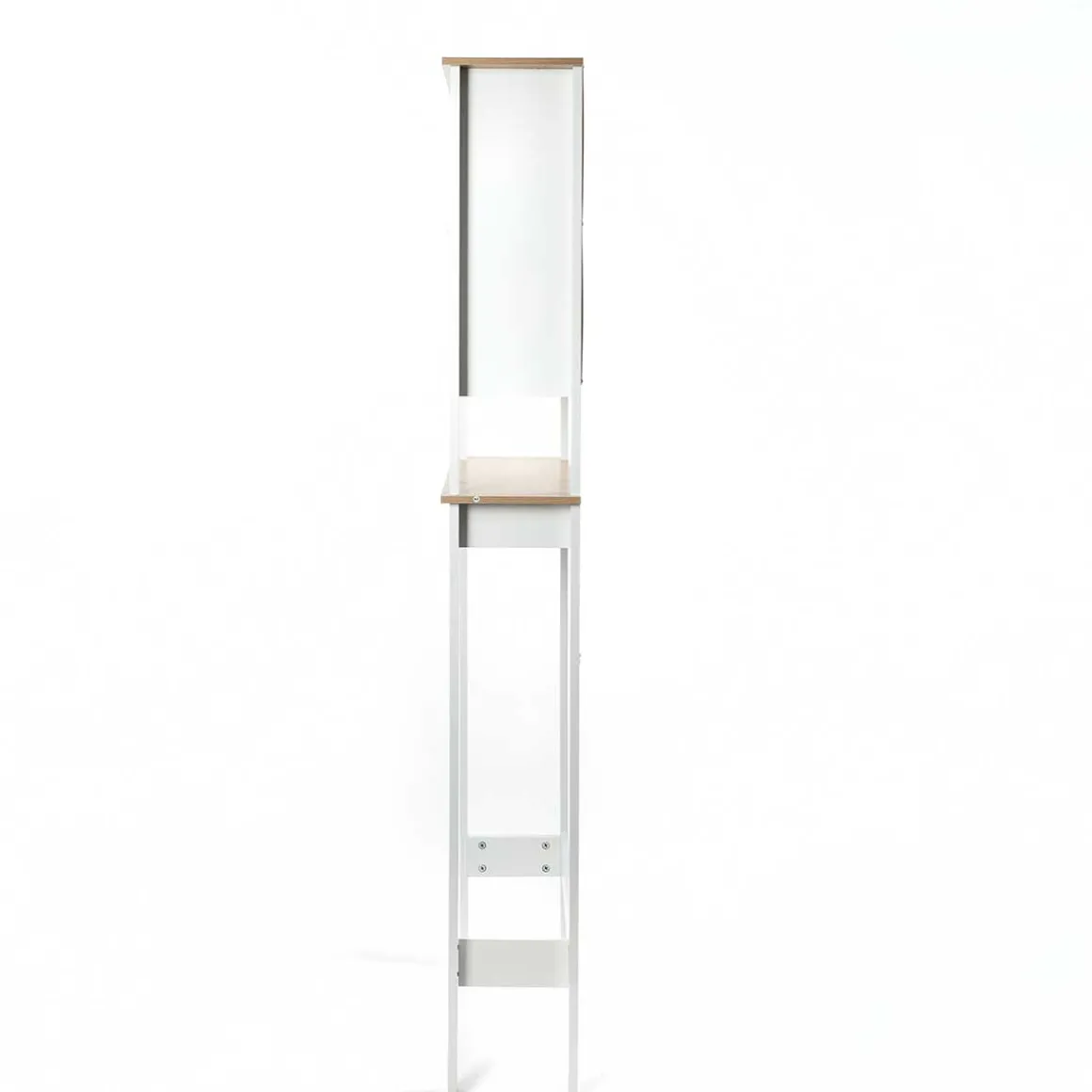 Mueble para baño wc DENVER blanco y marrón 173cm