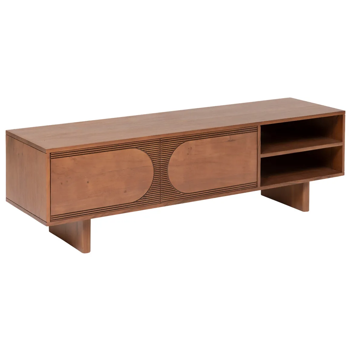 Mueble para tv NANDA de madera de acacia 40cm