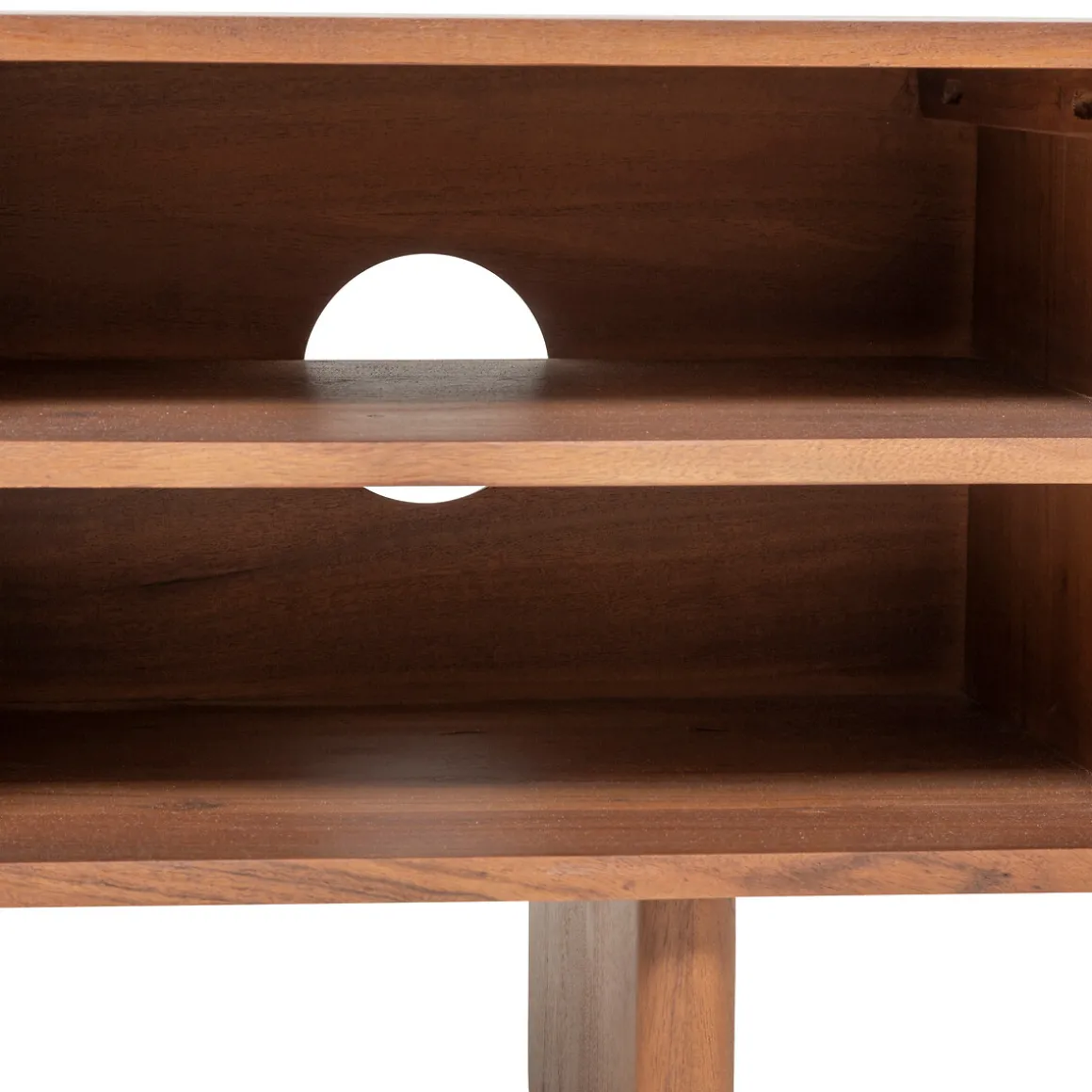 Mueble para tv NANDA de madera de acacia 40cm