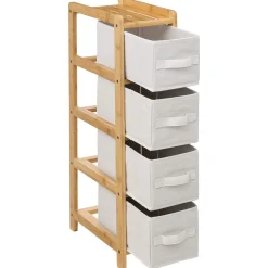 Mueble P/Baño C/4 Cajones 78.5x33x19Cm