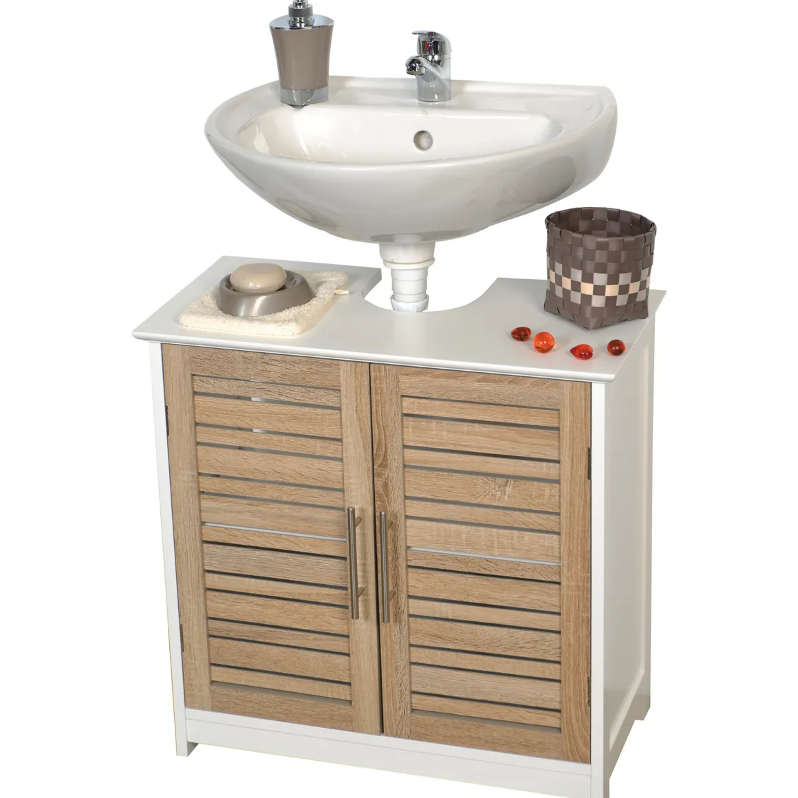 Mueble P/Lavabo C/2 Puertas 70x60x30Cm