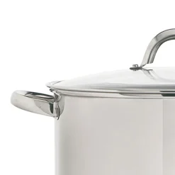 Olla De Acero Inoxidable C/Tapa 30Cm