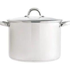 Olla De Acero Inoxidable C/Tapa 18Cm