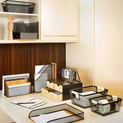 Organizador Con 3 Cajones De Bambú