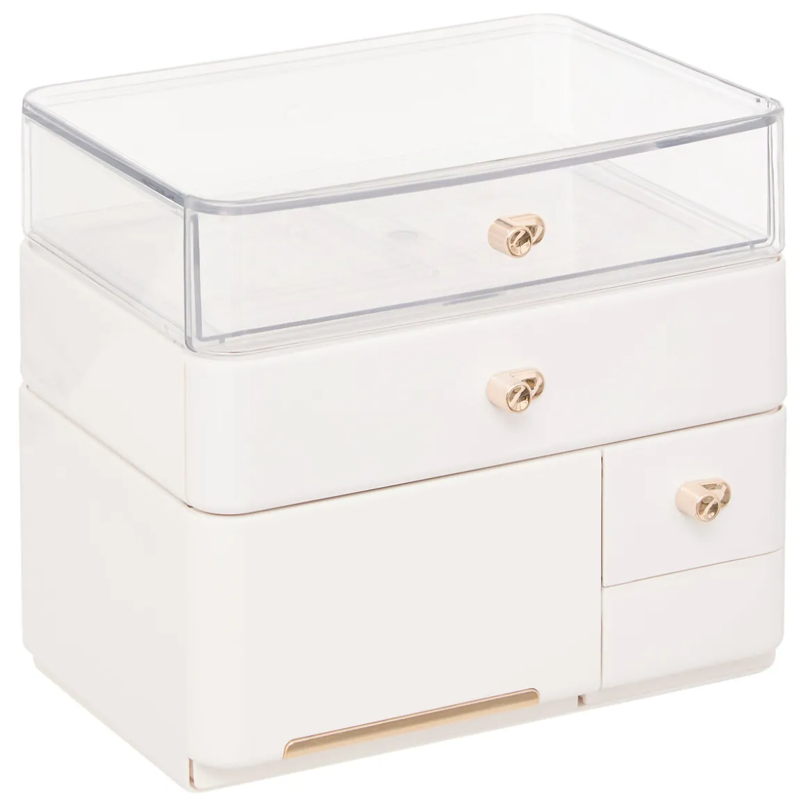 Organizador wc blanco con cajones 27cm