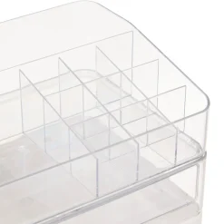 Organizador wc blanco con cajones 27cm