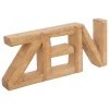 Palabra Decorativa de Madera Zen