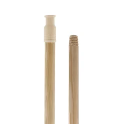 Palo De Madera Con Rosca