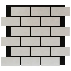 Panel decorativo efecto ladrillo CLINT beige 61x69