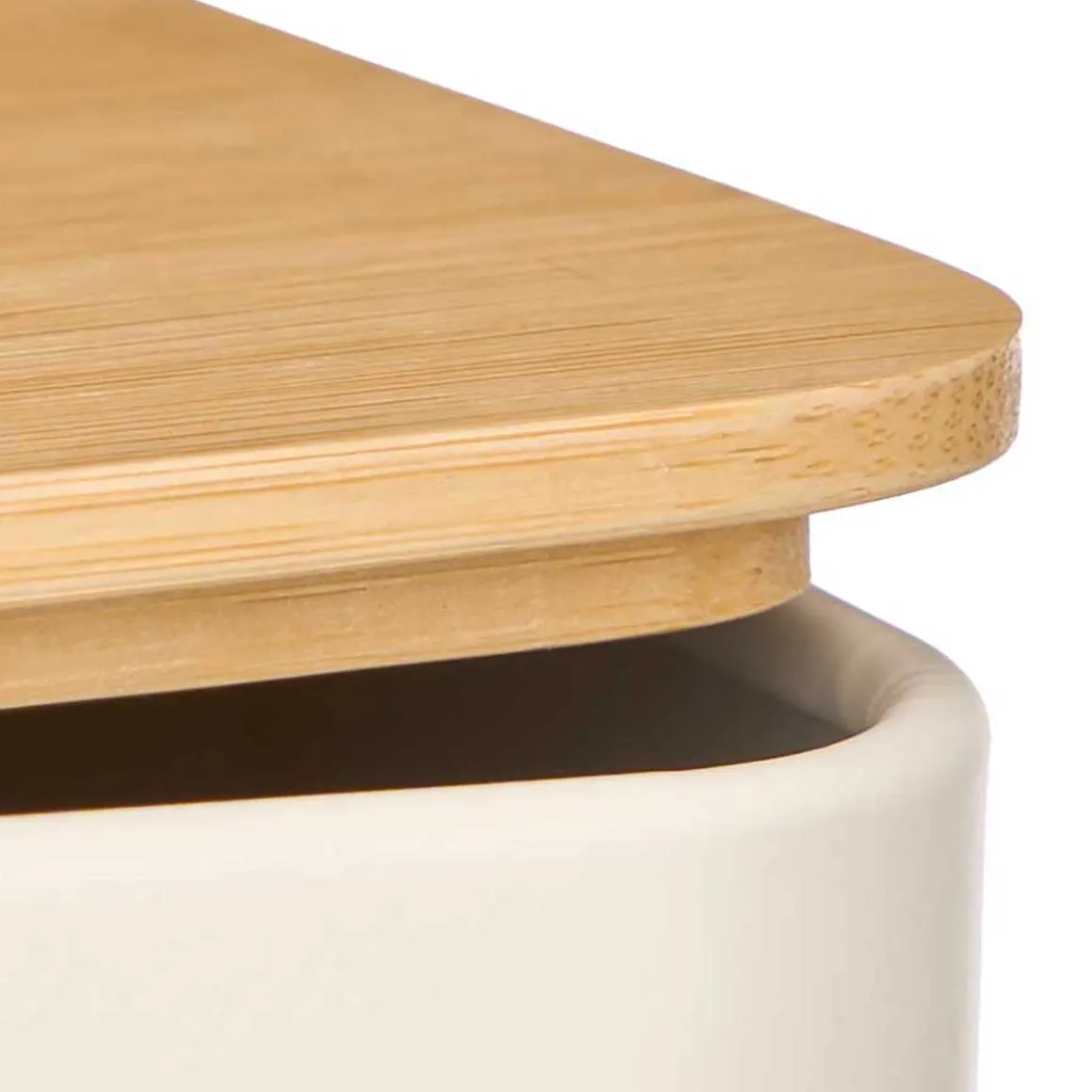 Panera de metal blanco 33x18x12cm