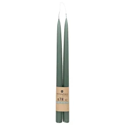 Paquete 2 Velas Candelabro Verde Hugo