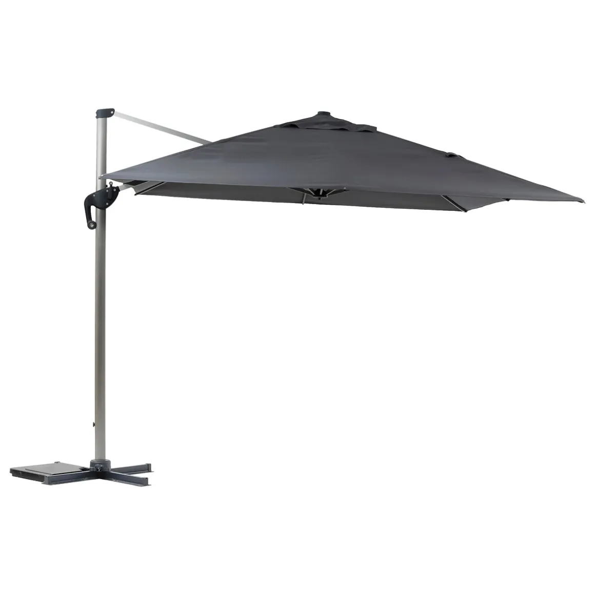 Parasol EQUADOR gris ardosia adonizado 3x4m