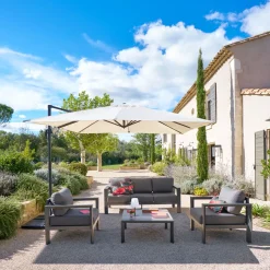 Parasol excéntrico CAYO BLÉ