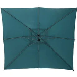 Parasol excéntrico MANOA azul canard 2.5x2.5m