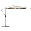 Parasol excéntrico MANOA beige ble 3m