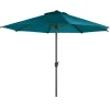 Parasol LOOMPA azul canard 3m