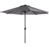Parasol LOOMPA gris ardósia 3m