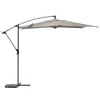 Parasol MANOA excéntrico gris pardo 3m