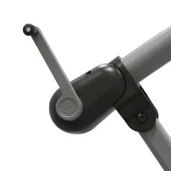 Parasol MANOA excéntrico gris pardo 3m