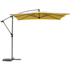 Parasol MANOA excéntrico mostaza 2,5x2,5m