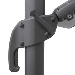 Parasol MELHIA gris antracita 3x3m