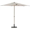 Parasol SOYA argile blé 2.7m