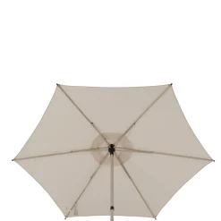 Parasol SOYA argile blé 2.5m